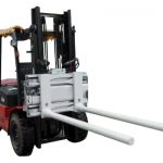 Flankoŝovaj Trinkejaj Krampoj Kun Forklift